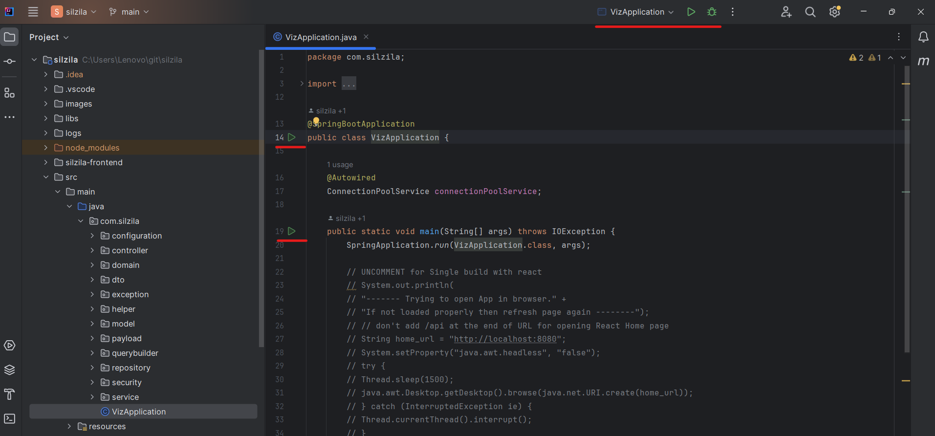 IntelliJ-Viz